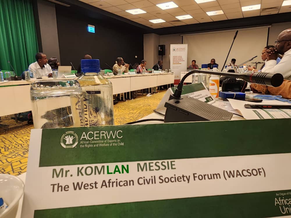WACSOF PRESS CONFERENCE ON CLIMATE CHANGE ADAPTATION